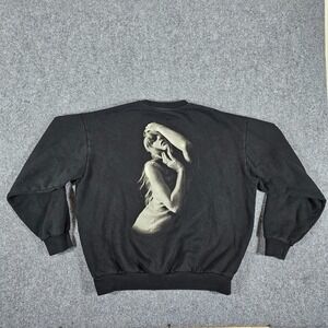 Official Taylor Swift Tortured Poets Department Graphic Sweatshirt Black Men's M